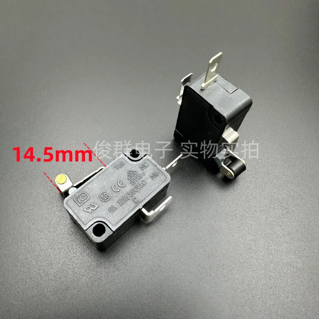 10pcs/Taiwan VM5 Micro Switch 2 Pin Normally Open 5A Current Stroke Detection Reset Touch Point Button