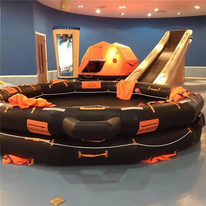Marine Inflatable Open Reversible Life Raft Offshore Vessel Abandon Ship Survival Liferaft Customized