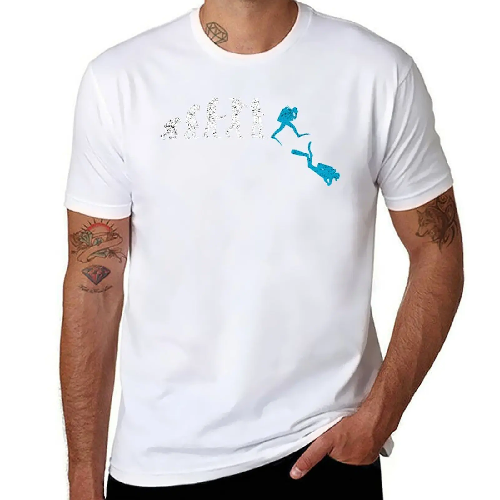 

Evolution Scuba Diving T-Shirt t shirts for man cotton t shirts designer T-Shirt