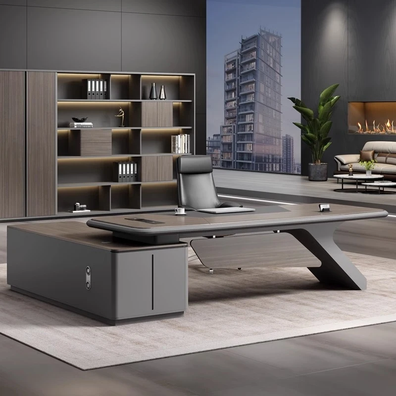

Painted , Executive , CEO , , Manager , Office Desk And Chair Set