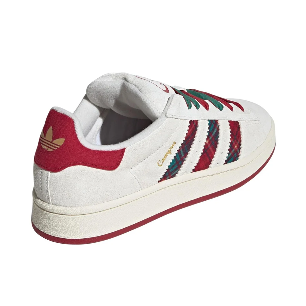 Adidas Originals Campus 00s mujeres y hombres blanco rojo cola Retro amortiguación transpirable ligero zapatos ID6140
