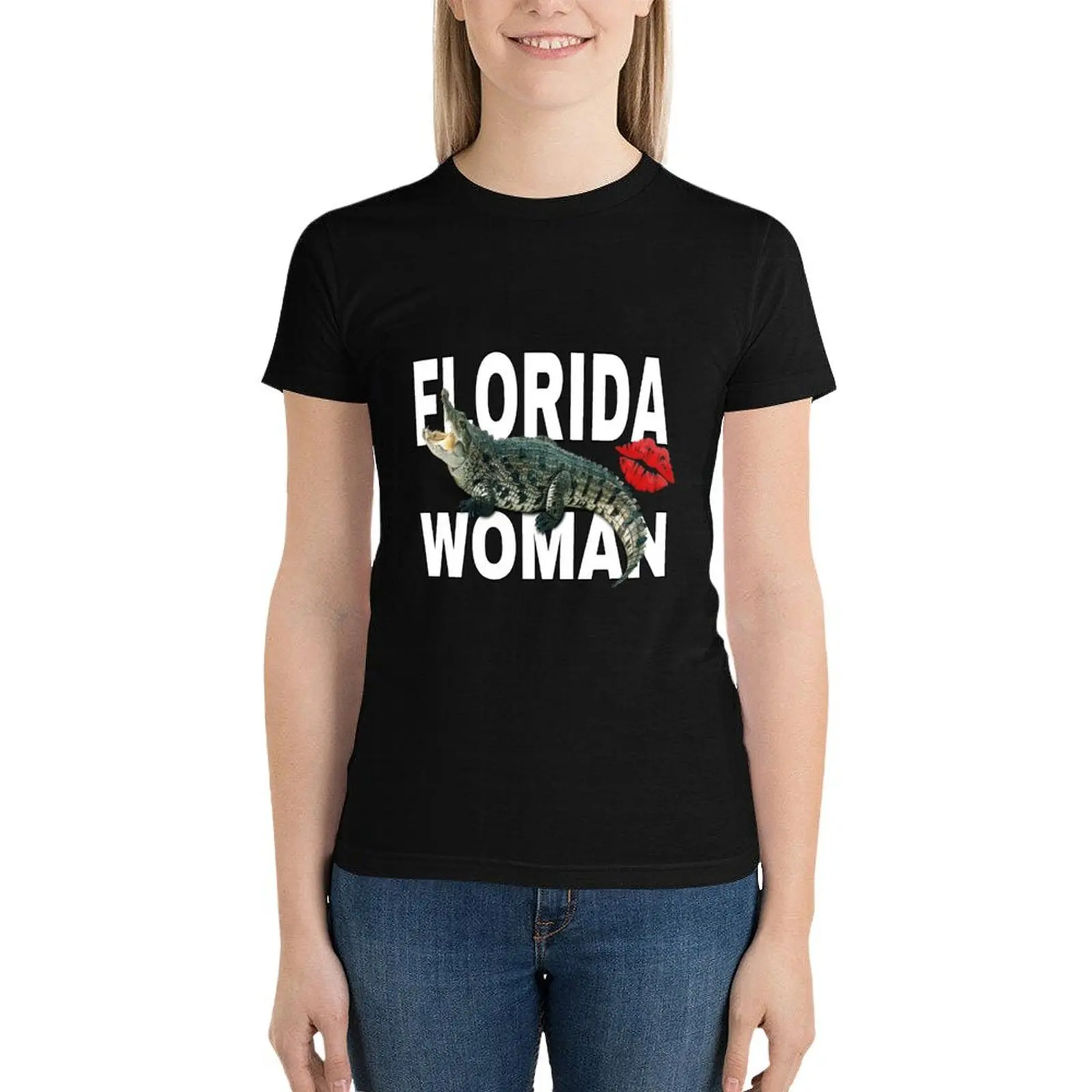 

Florida Woman T-Shirt lady clothes shirts graphic tees t-shirt dress for Women sexy