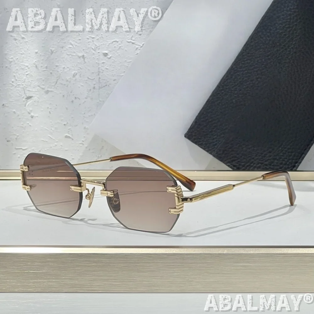 Occhiali da sole di alta qualità per uomo e donna Amaru TAGLIA 54-20-145 Stile UV400 Occhiali da sole dal design speciale alla moda retrò con scatola