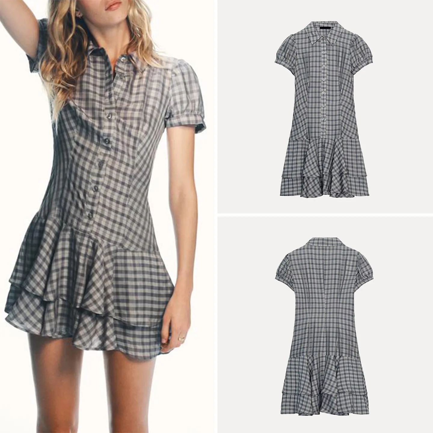 Z Women's Plaid Dr …