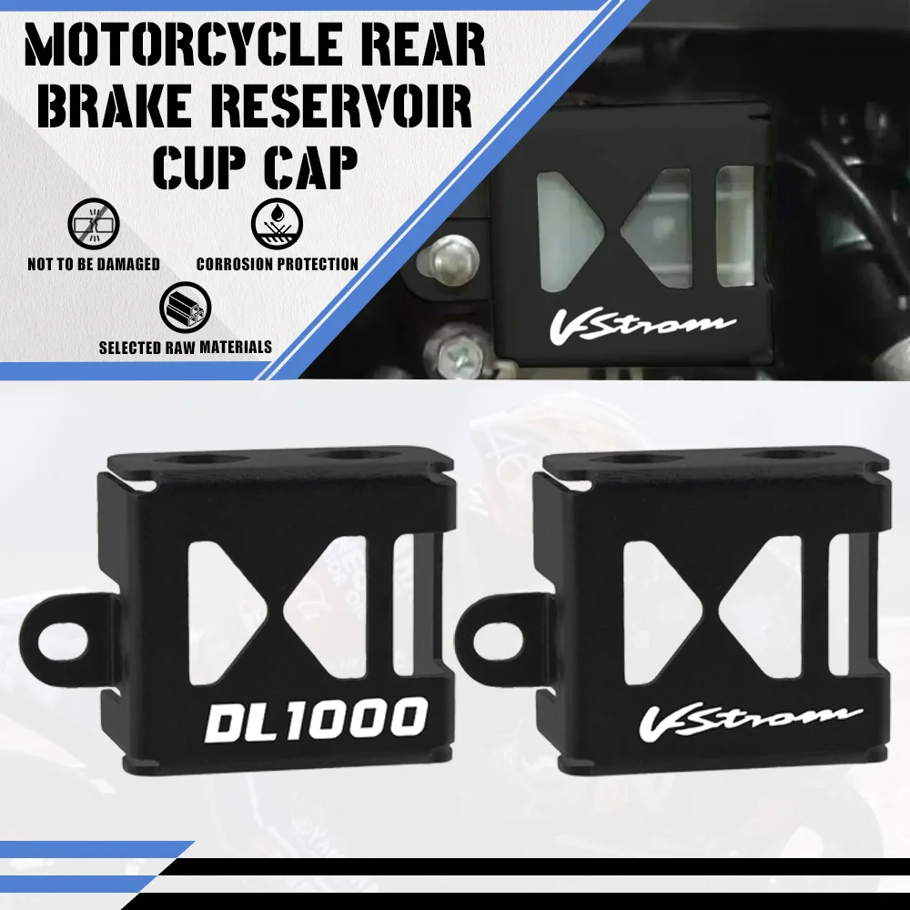 

For Suzuki DL1000 V-Strom 1000 2014 2015 2016 2017 2018 2019 Rear Brake Fluid Reservoir Guard Cover Protector Oil Cup Guard