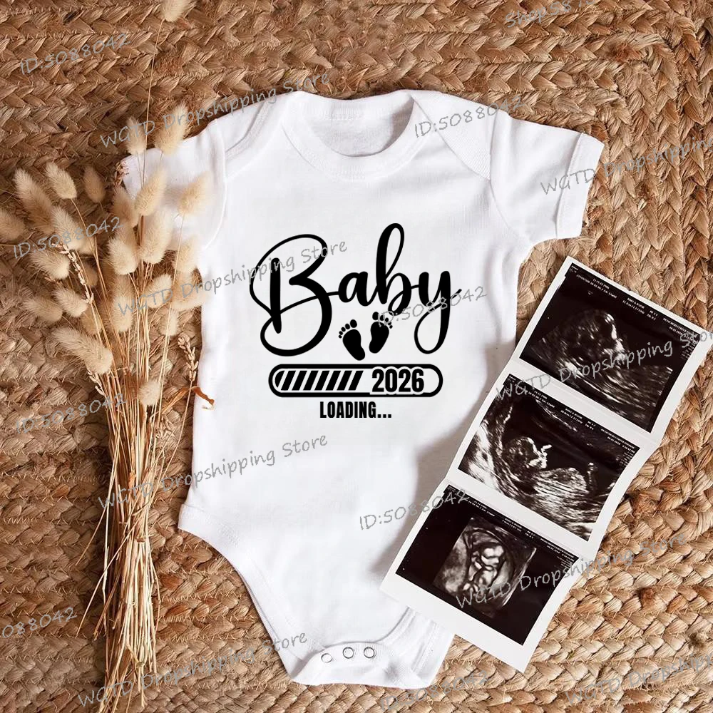 2026 الطفل تحميل الوليد السروال القصير القطن الطفل داخلية الصيف الفتيان الفتيات بذلة إعلان الحمل الملابس الزي #2