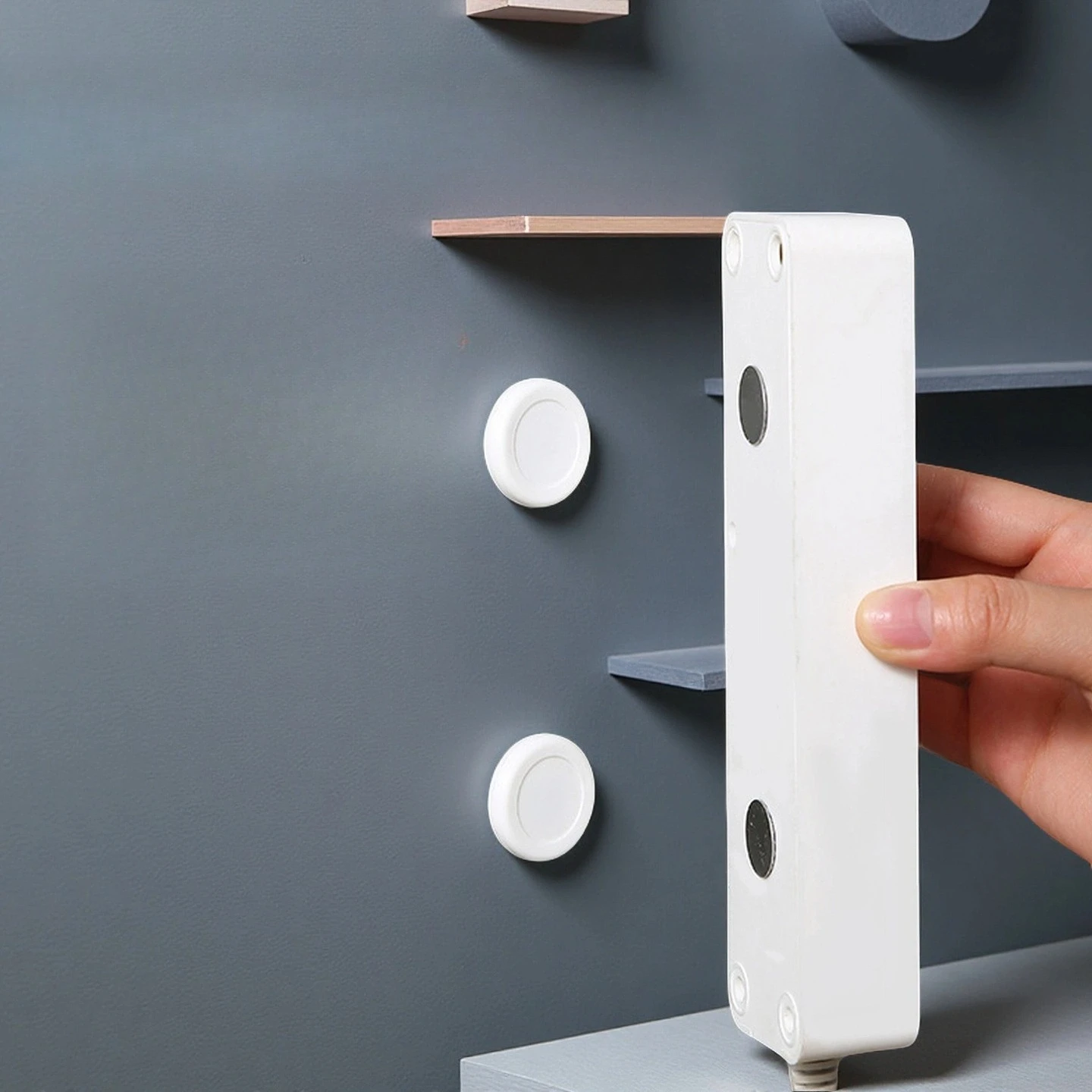 Aspirazione magnetica multifunzionale, foglio adesivo senza traccia con forte ventosa montata a parete, foglio di aspirazione magnetica senza perforazione