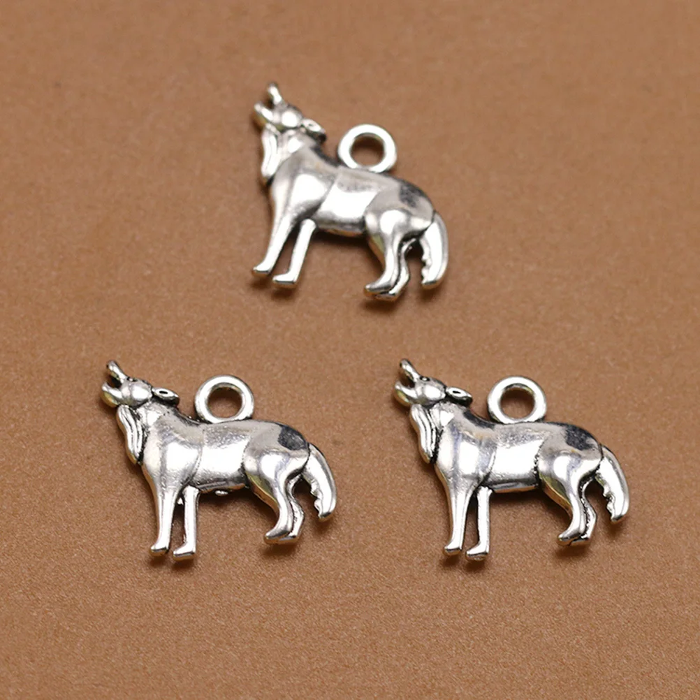 

50Pcs Alloy Charms Silver Necklace Pendants DIY Jewelry Making for Bracelets Earrings Keyrings