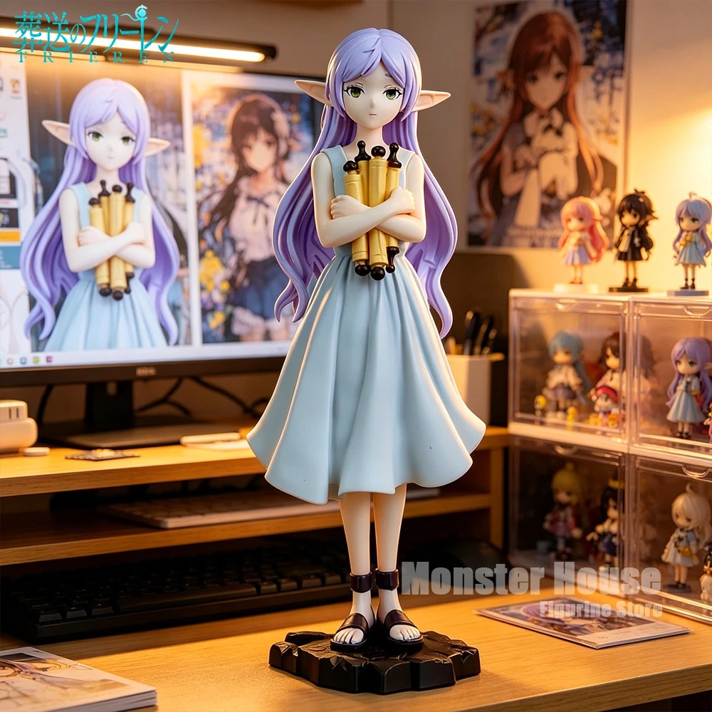 20cm/7,87 Zoll Anime Beyond Journey's End Figur Frieren Actionfiguren PVC-Statue Desktop-Ornament Sammlermodell Spielzeug Geschenke
