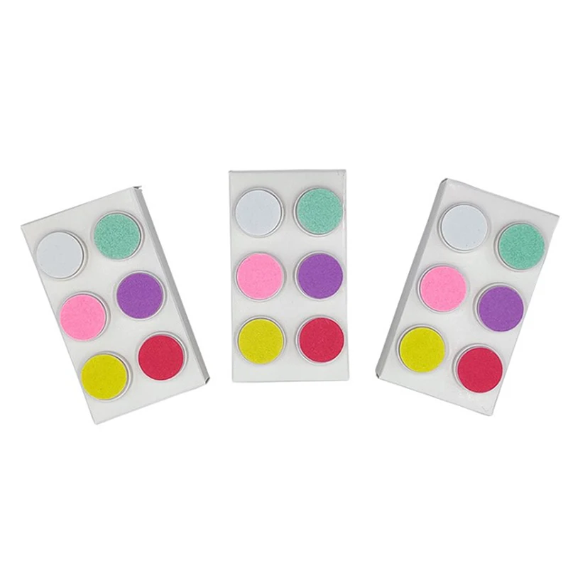 

6pc Electric Baby Nail File Clippers Replacement Head Toes Fingernail Cutter Trimmer Head Manicure Tool Lightweight For Newborn