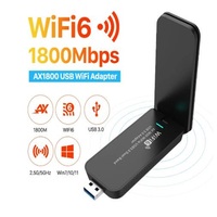 USB WiFi 6 Adapter AX1800 USB 3.0 Dual Band 2.4GHz/5GHz Wireless Network Card Adapter For PC/Desktop/Laptop