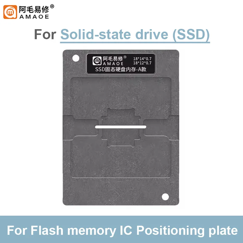AMAOE BGA132 Zestaw siatki lutowniczej do dysków SSD USB Flash BGA132 BGA152 Flash Chip IC Naprawa magnetycznej platformy cyny do sadzenia
