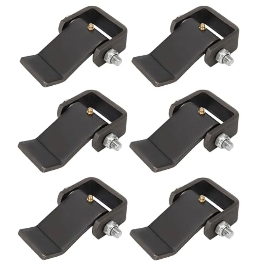 

Weld on Trailer Hinges, Heavy Duty Dump Truck Trailer Metal Gate Hinges with Grease Zerk Fitting, Strap Style Short Leaf Truck