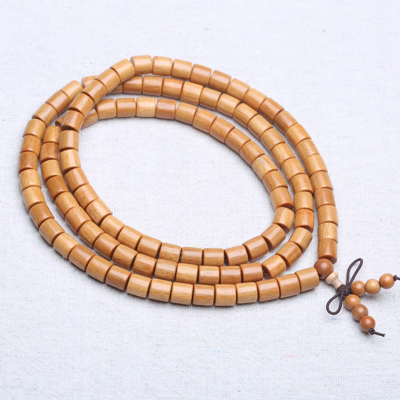 Authentic Indian sandalwood 8mmx8mm drum bead bead natural fragrance