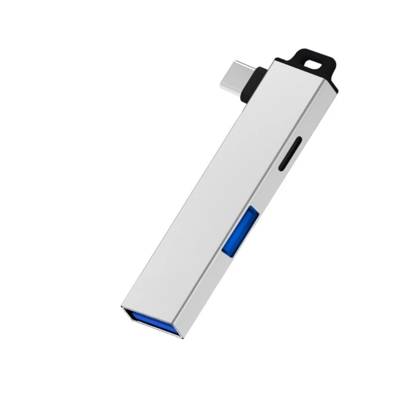 Compactly USB C -Hub Type C To USB -адаптер с портом USB2.0 и USB3.0 для таблеток для ноутбуков для Window Linux Androids