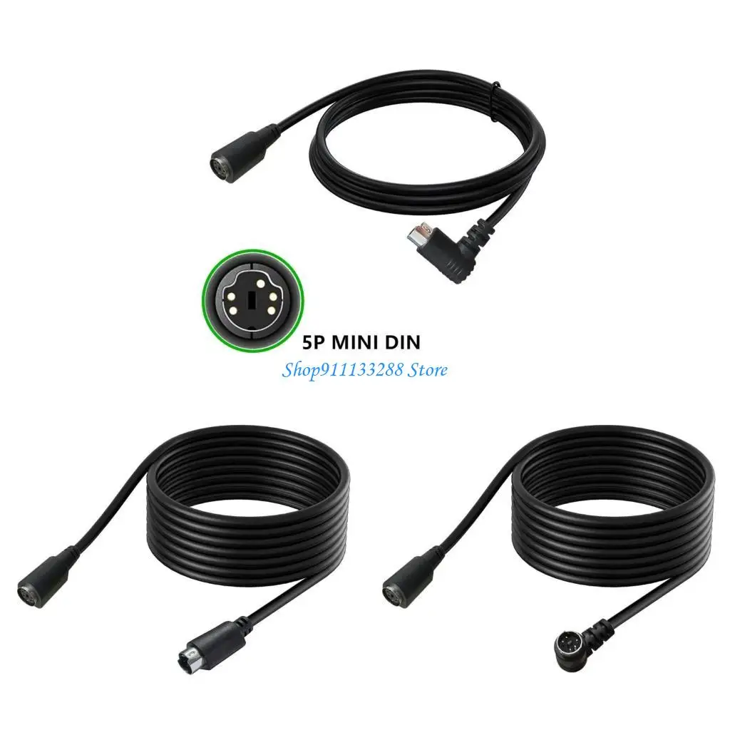 G88D Male to Female S Video 5Pin Video Cable mini DIN 5pins S-video Line Home Theater