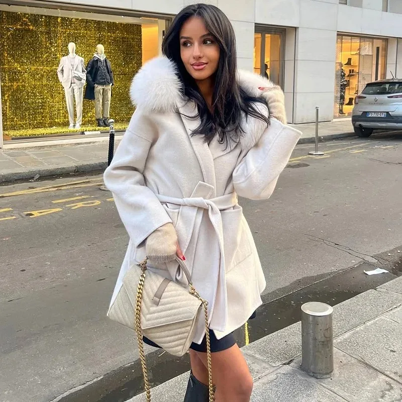 

Tuularose женская хутряная толстовка с перьями пальто на шнуровке с карманами и лацканами с длинными рукавами свободный кардиган куртка зимняя теплая верхняя одежда из искусственного меха