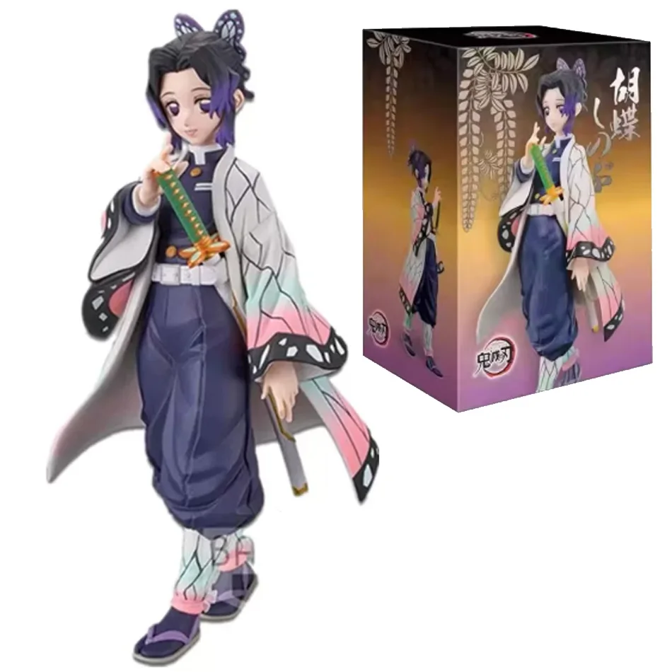 15CM Anime Demon Slayer Figur Kochou Shinobu Kamado Nezuko Figur Kimetsu no Yaiba Kizuna no Sou Action-Standfiguren