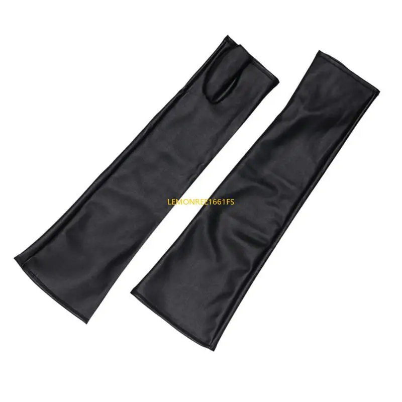 

Q39C Nightclub Dark Gloves Party Christmas Half Finger Gloves for Concert