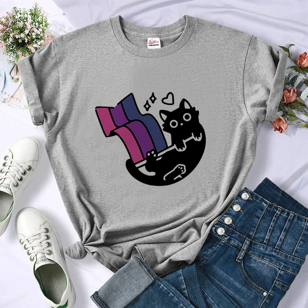 Bisexual t shirt women harajuku t shirt girl anime clothing