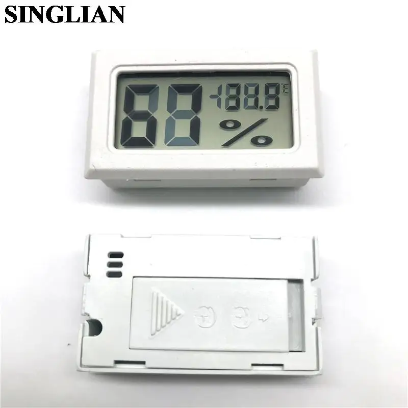 Mini Digital LCD Indoor Convenient Temperature Sensor Humidity Meter Thermometer Hygrometer Gauge Without Cable