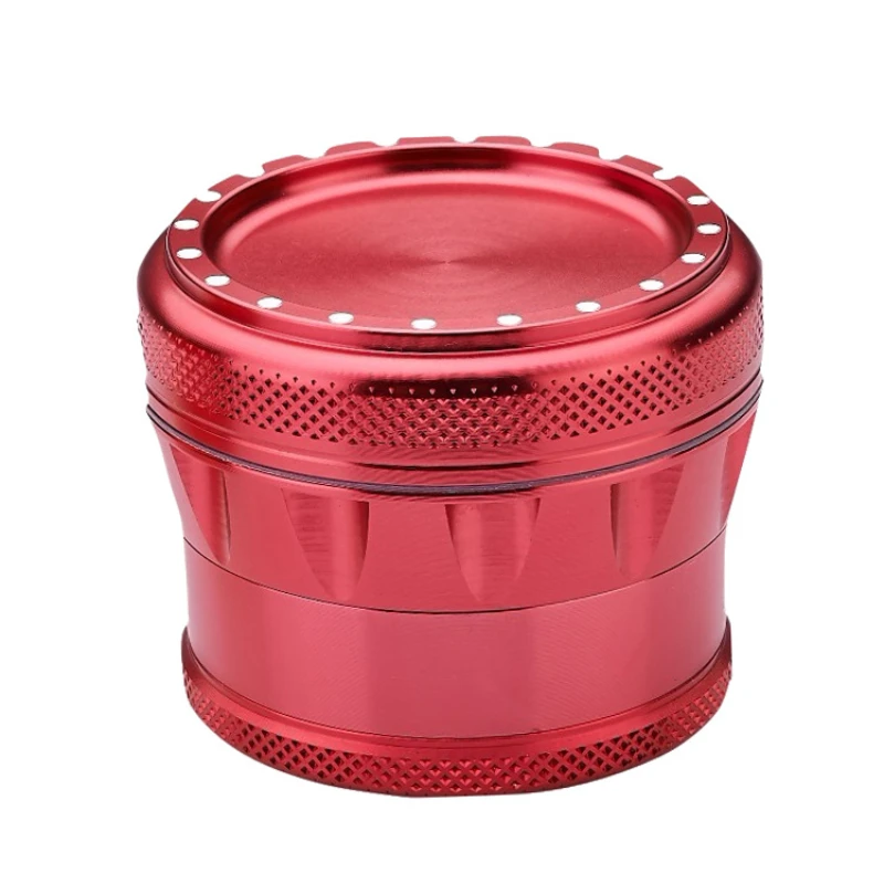 4-Layers 63mm Diamond Aluminum Alloy Metal Tobacco spice Grinder Smoking Herb Sharp Diamond Teeth Accesorios para fumadores