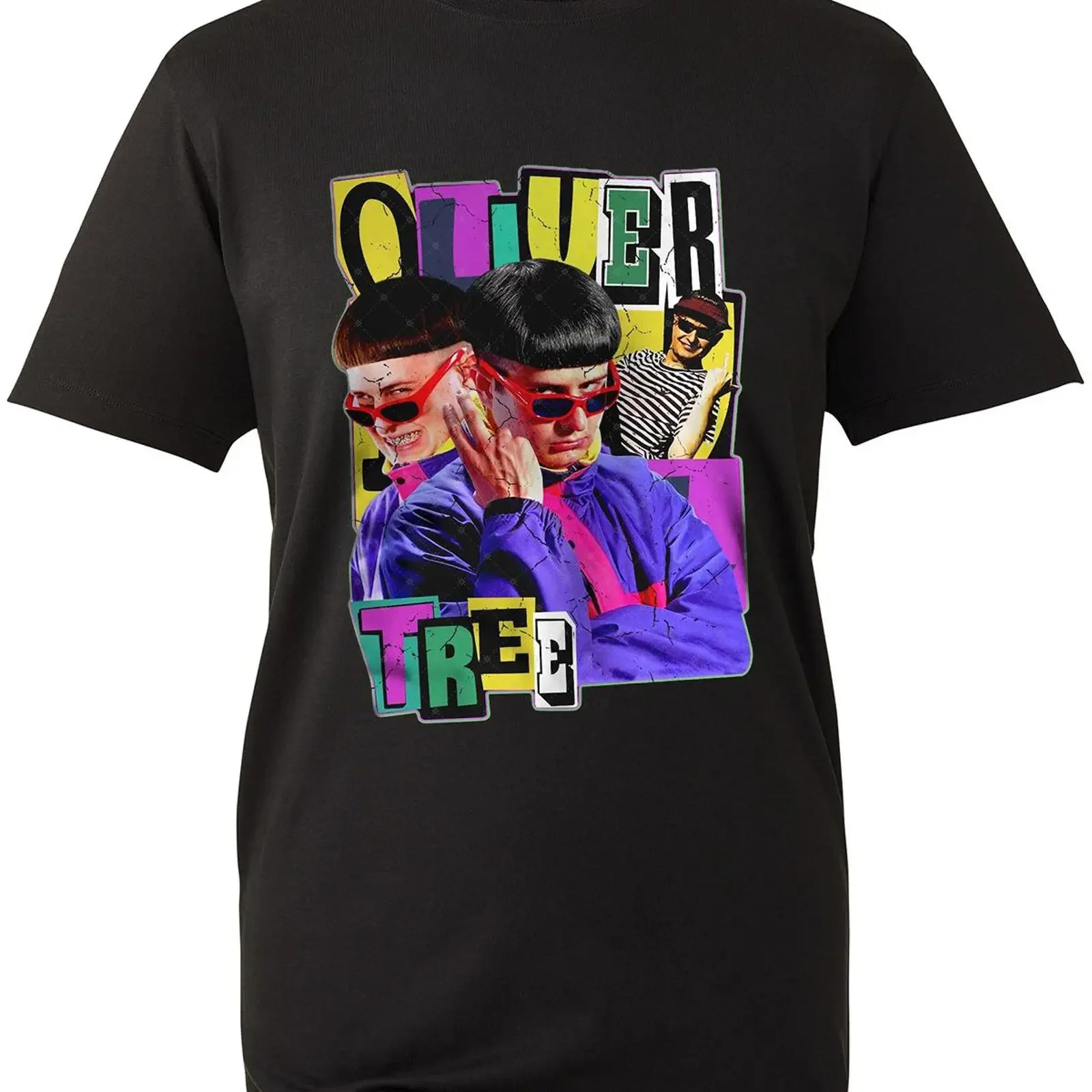 Oliver Tree Retro 90s T Shirt Y2k Music Merch vintage Washed Unisex streetwear homme Slightly Stylish Comfortable