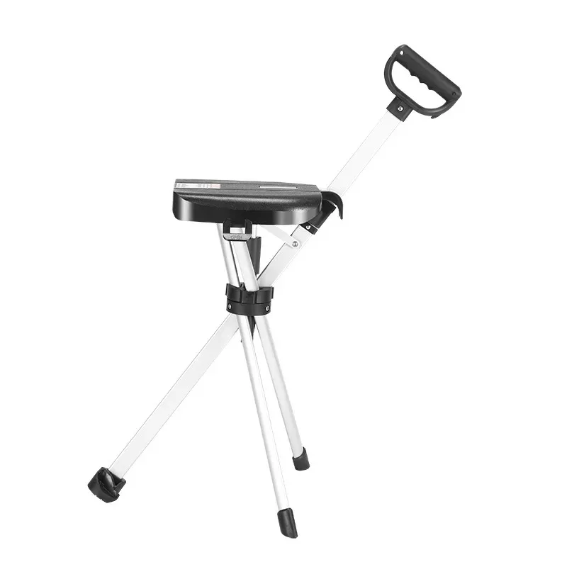 

The elderly cane chair dual-purpose folding portable walker the elderly cane