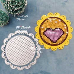 Sunflower Cross Stitch Knife Mold for DIY 3D Scrapbook Album Paper Cards Decorative Crafts Embossing Dies 2024 New Arrival