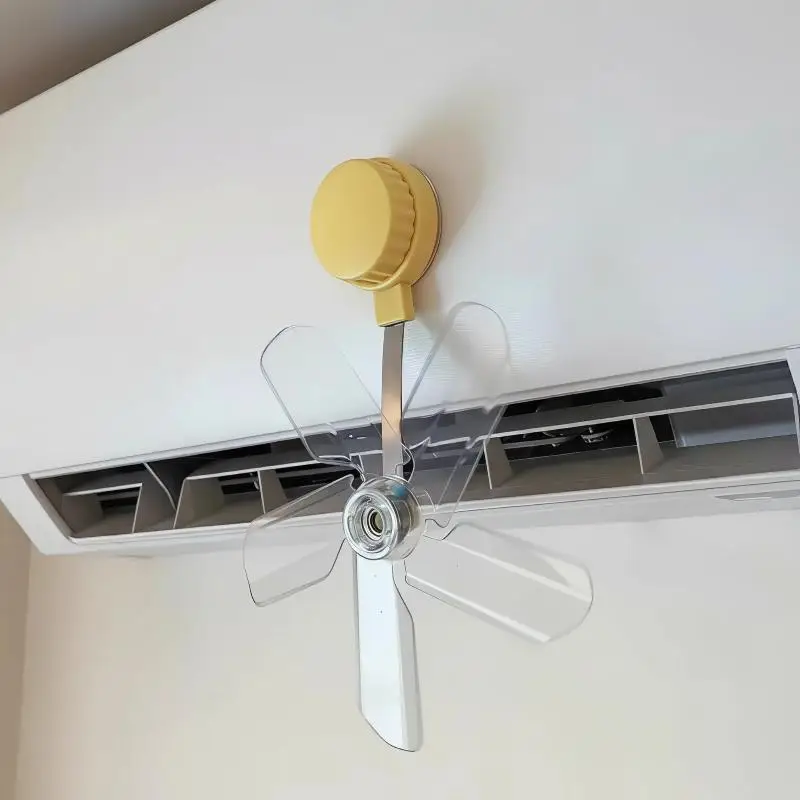 3-Piece Conditioning Guide Fan Wall-Mounted Prevents Direct Blowing Of Air Conditioner Ventilator Windmill Shaped Silent Air