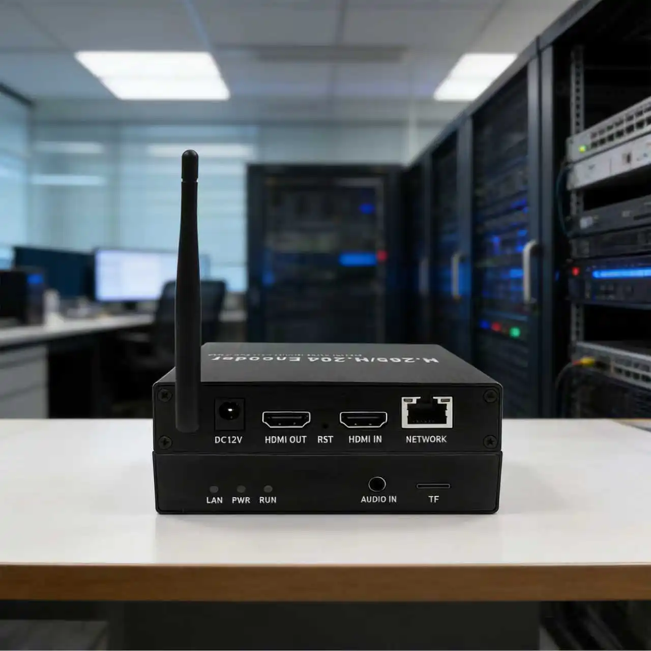 HD 4K Encoder Live Streaming H.265 HEVC H.264 WiFi HDMI naar IP Video Encoder met TF-kaart opname RTMP RTSP SRT UDP HLS ONVIF