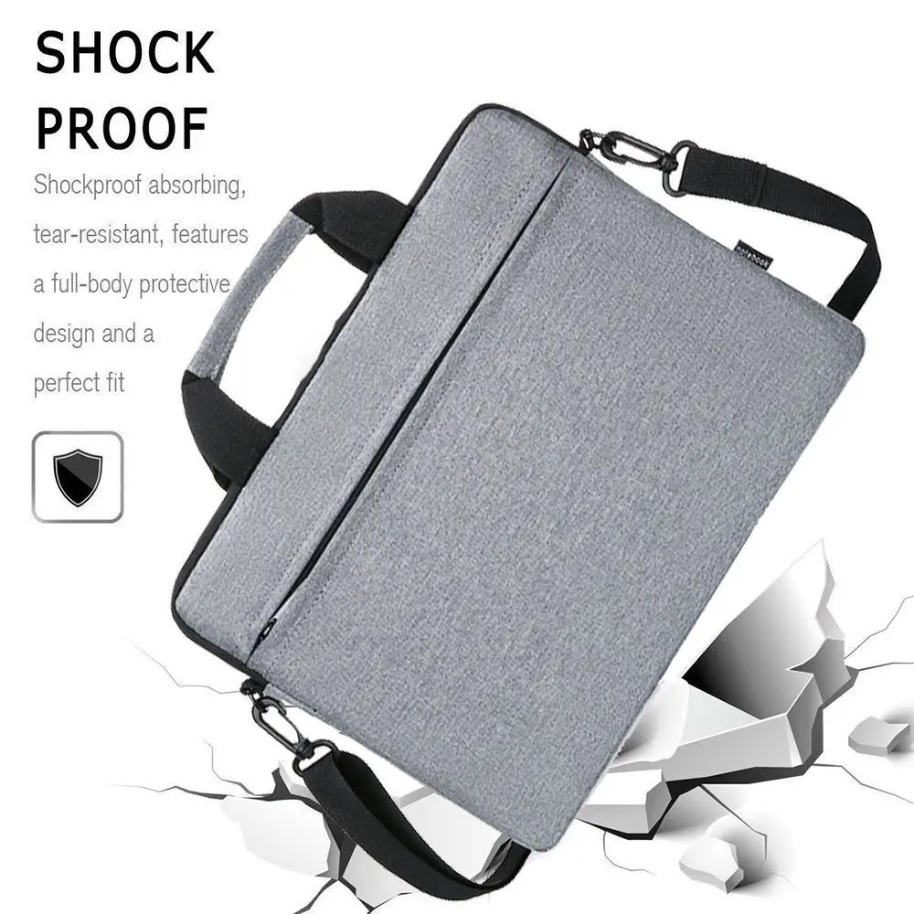 Ultra Thin Large Capacity Protective Pouch Notebook Cover Laptop Handbag Shoulder Bag Laptop Sleeve Case For HP Dell Lenovo