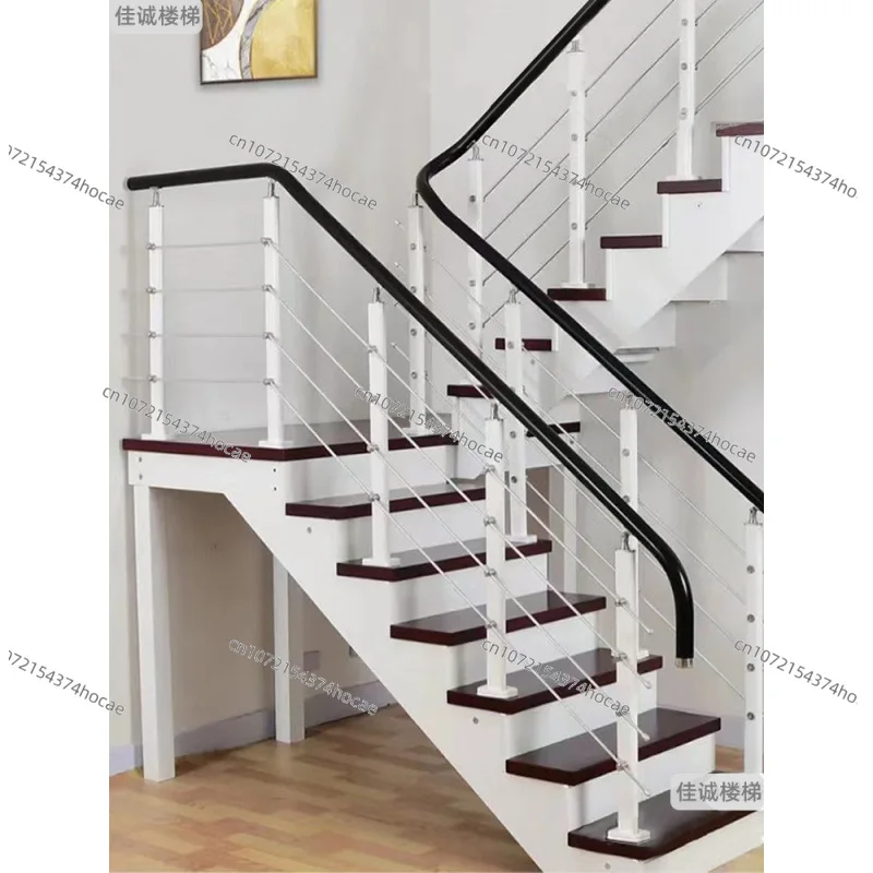 Stair handrails Guardrail Indoor loft fence Balcony railing Villa duplex stairs Simple