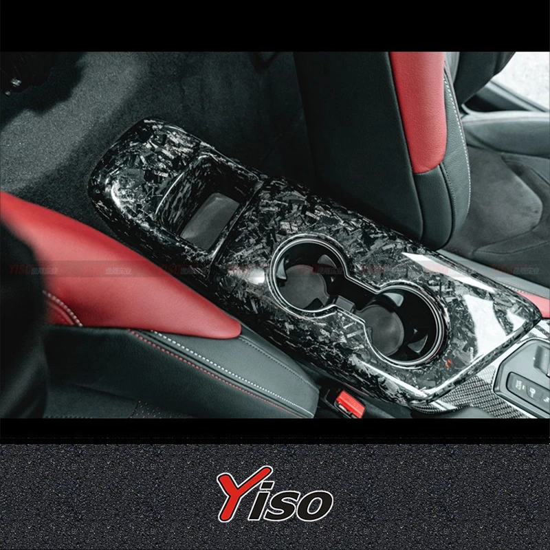 FOR TOYOTA SUPRA A90 Modified Carbon fiber Central water control cup lid