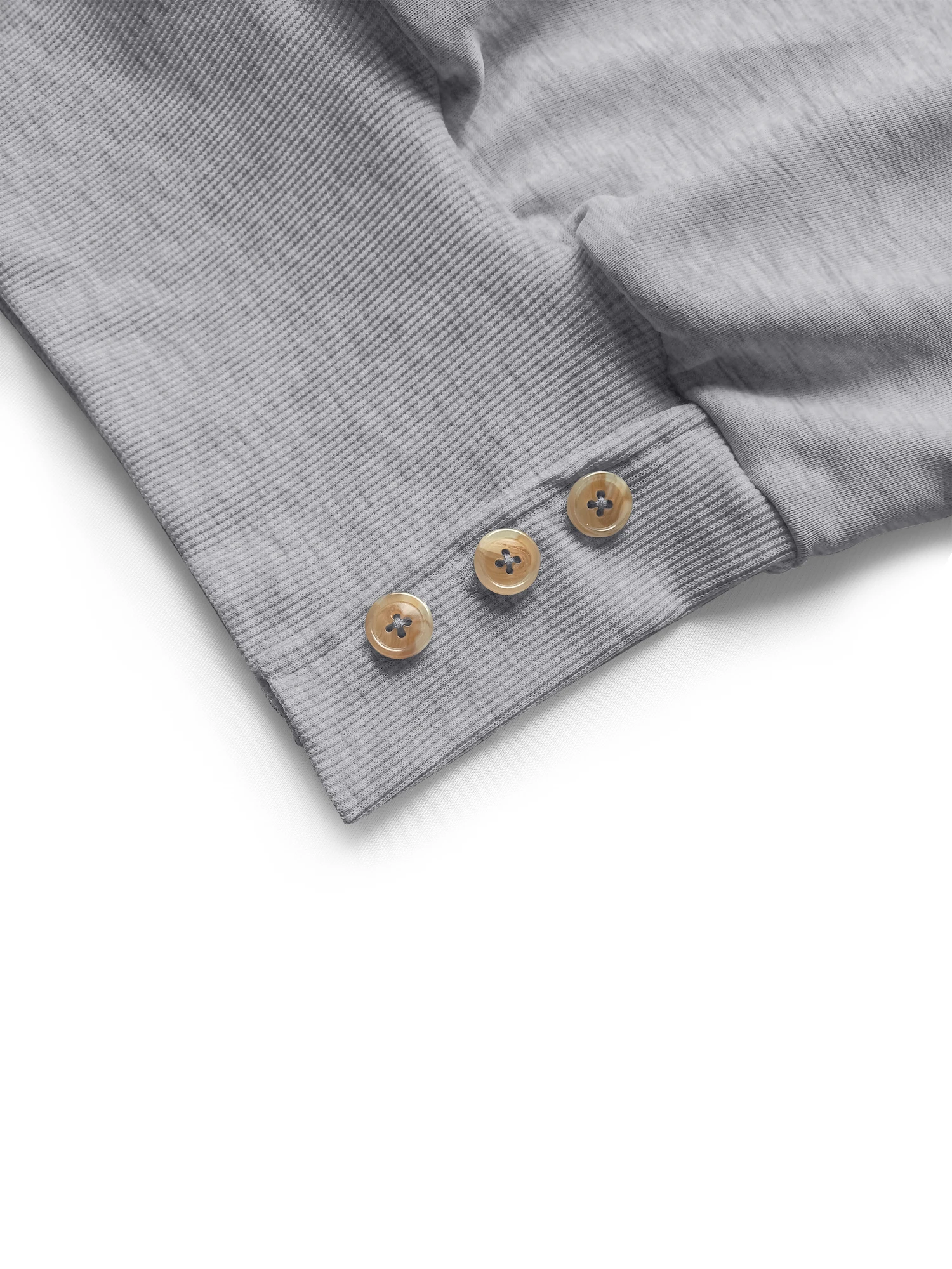 Lässiges Damen-Sweatshirt mit Rundhalsausschnitt, langärmliges Pullover-Oberteil mit geraffter Taille und seitlichen Knöpfen, einfarbig, schmale Passform, Streetwear – Detail 21