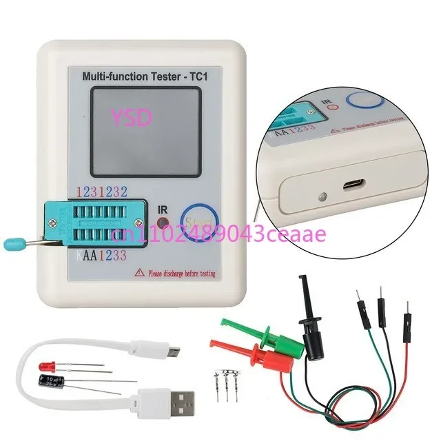 Transistor tester LCR-TC full-color graphics display, finished product
