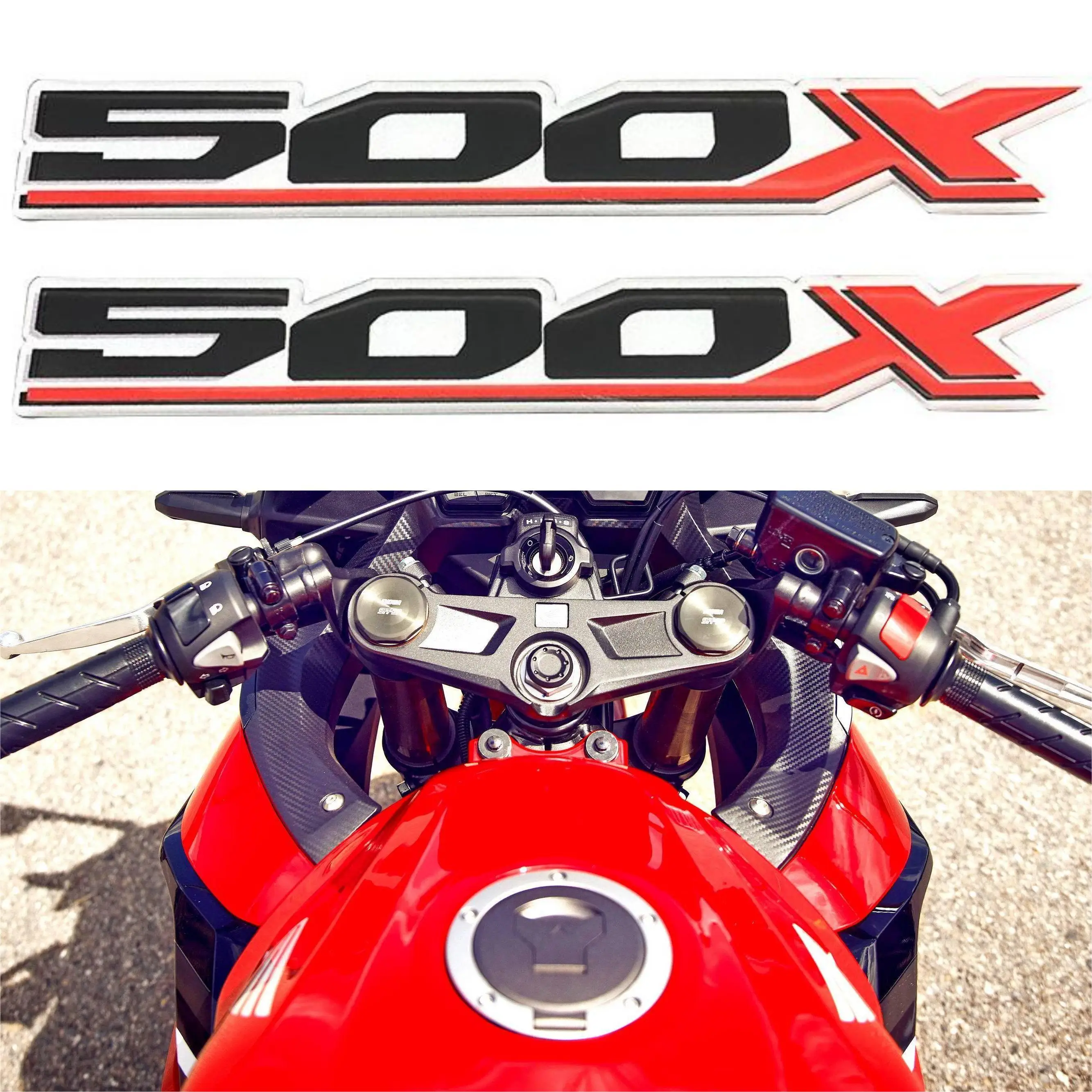 

Мотоциклетная Наклейка для HONDA CB500X CBR500X, ПВХ капельный клей, водонепроницаемый топливный бак, аксессуар 3D, декоративная пленка для лица
