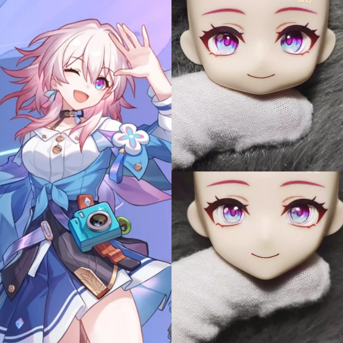 

7 марта Ob11 Ob22 Ob24 лицо ручной работы открытые глаза глазные яблоки лицевые панели аниме игры лицевая панель аксессуары для кукол