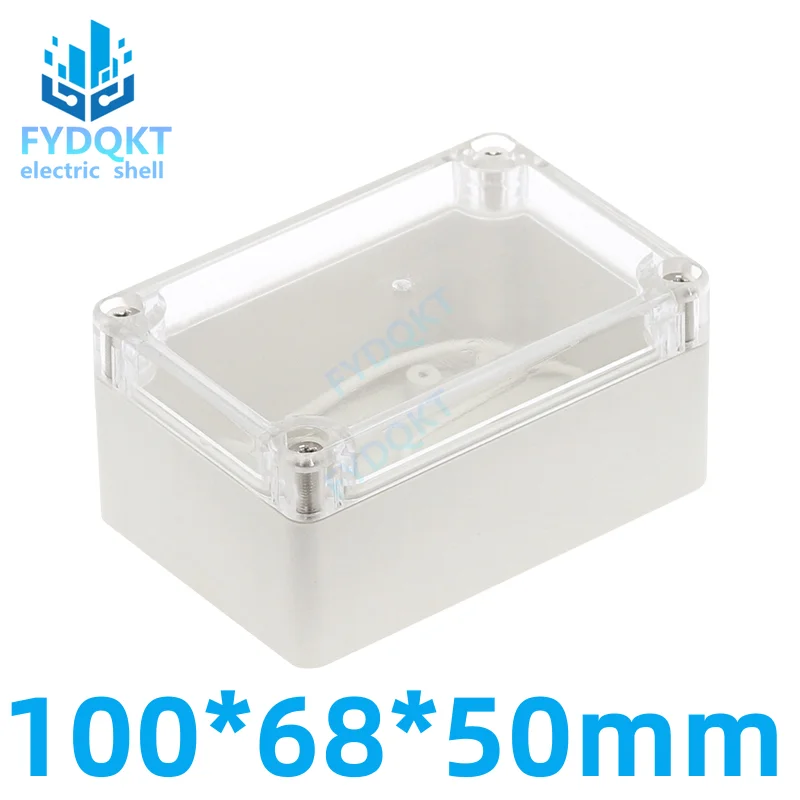 

1pcs Plastic Waterproof Clear Cover Electronic Project Box Enclosure Case 100x68x50mm