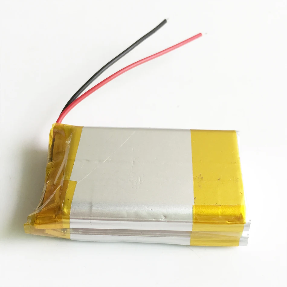3.7V 2000mAh เซลล์แบตเตอรี่แบบชาร์จไฟได้ลิเธียมโพลิเมอร์ Li Po สำหรับแผ่นดีวีดีกล้องแท็บเล็ต PC แบตสำรอง PSP แล็ปท็อป GPS 153050