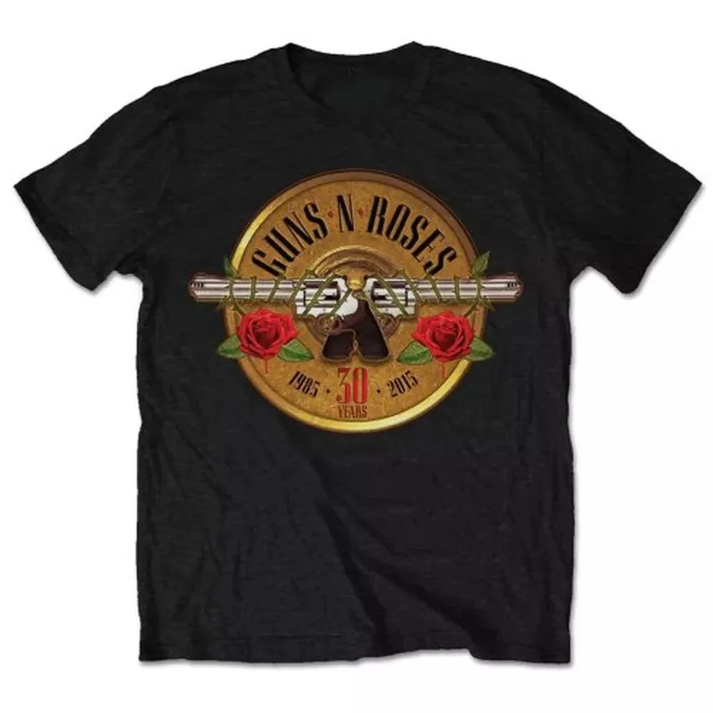 2026 Guns N' Roses Retro-aged Rock Loose T-shirt From The Vintage Fashion T-shirt Suitable for Both Men and Women