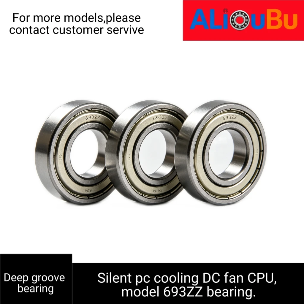 Silent pc cooling DC fan CPU bearing, model 693ZZ3*8*4Z  Packaging Option 1/2/5/10/12