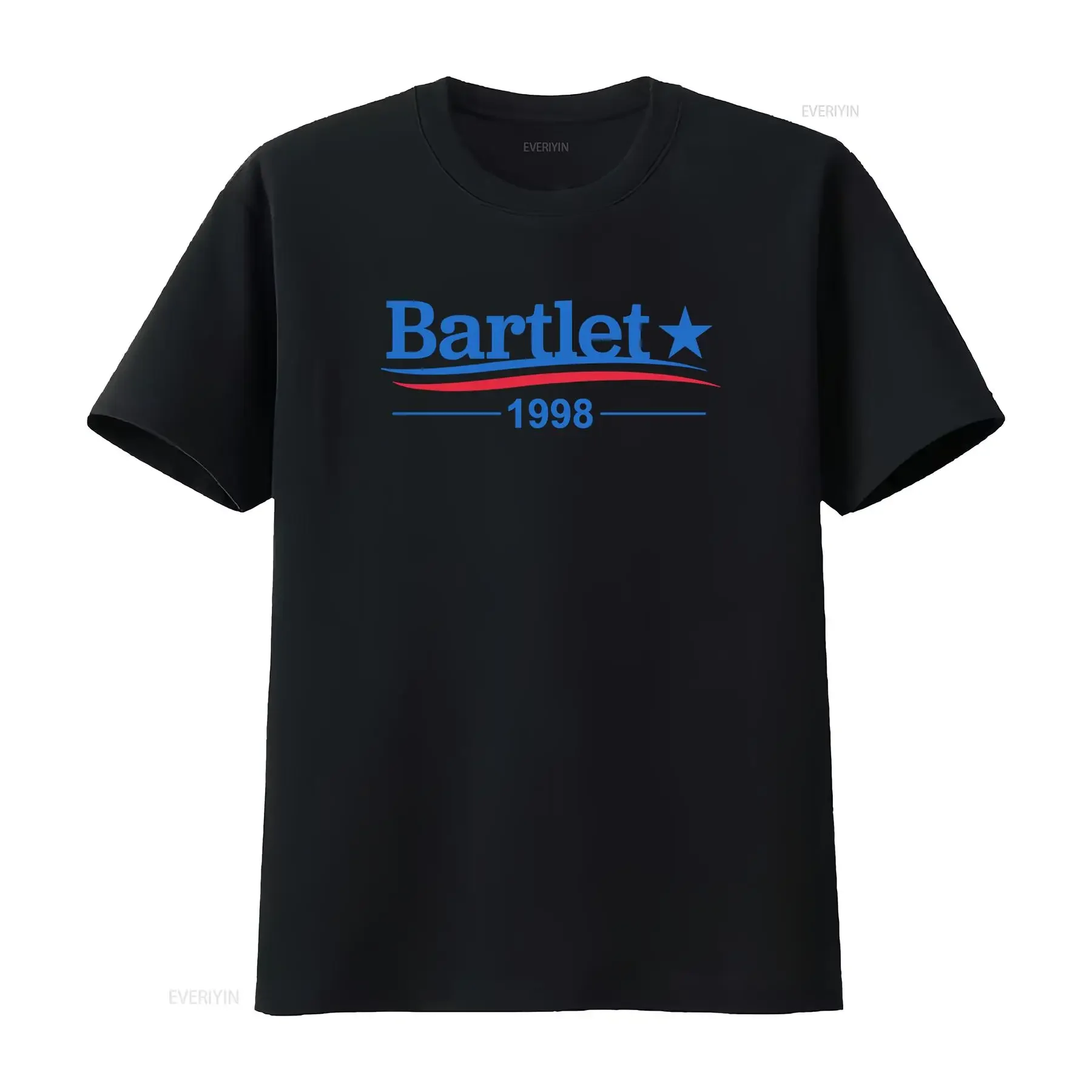 West Wing Bartlet For America T Shirt 1998 American 98 Barlet vintage Washed Unisex Soft homme Stylish Casual Comfortable