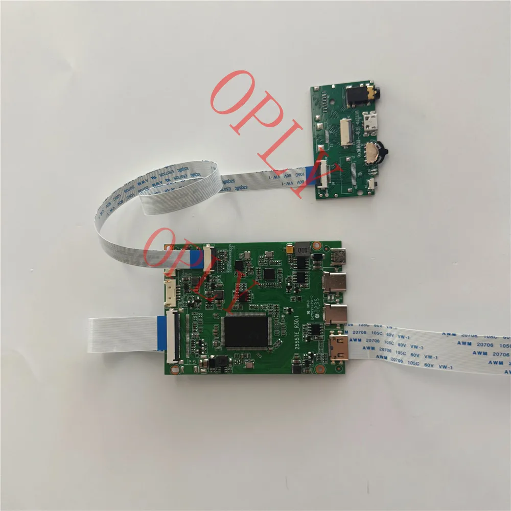 Плата контроллера 2 TYPE C Mini HDMI-совместимая для NE160QDM NE160QDM-NYM NE160QDM-NZ4 16 дюймов 2560 × 1600 EDP светодиодная панель комплект экрана DIY