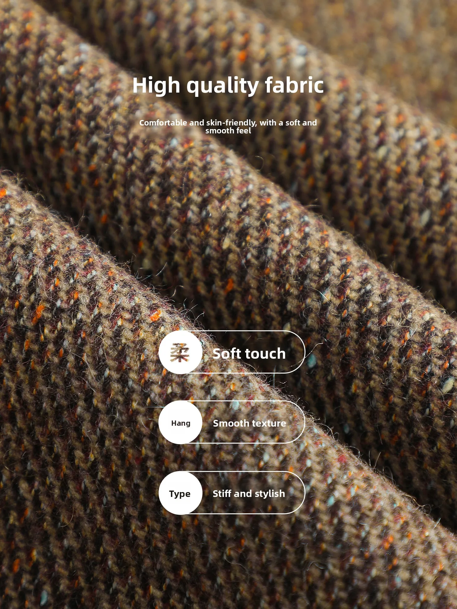 Ele senhora terno jaet 2025 novo sle na moda solto topo high end sensação commuter amigável fibra de poliéster longo sve