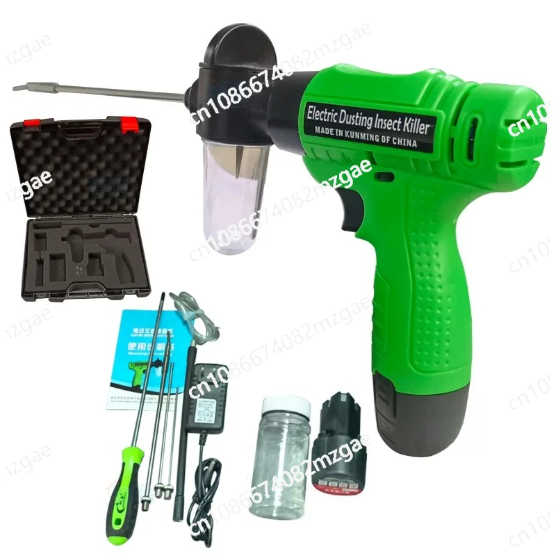 

12V9W Flower Spotter Pollen Pollinator Insecticide Applicator Powder Sprayer Cockroach Powder Termite Dry Powder Sprayer