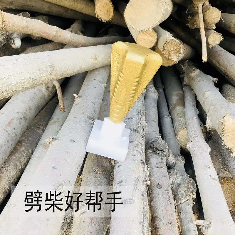 Ręczny nóż do drewna, topór do drewna, topór do drewna do użytku domowego, topór górski kuty, narzędzie do rozdrabniania drewna, żelazna końcówka.