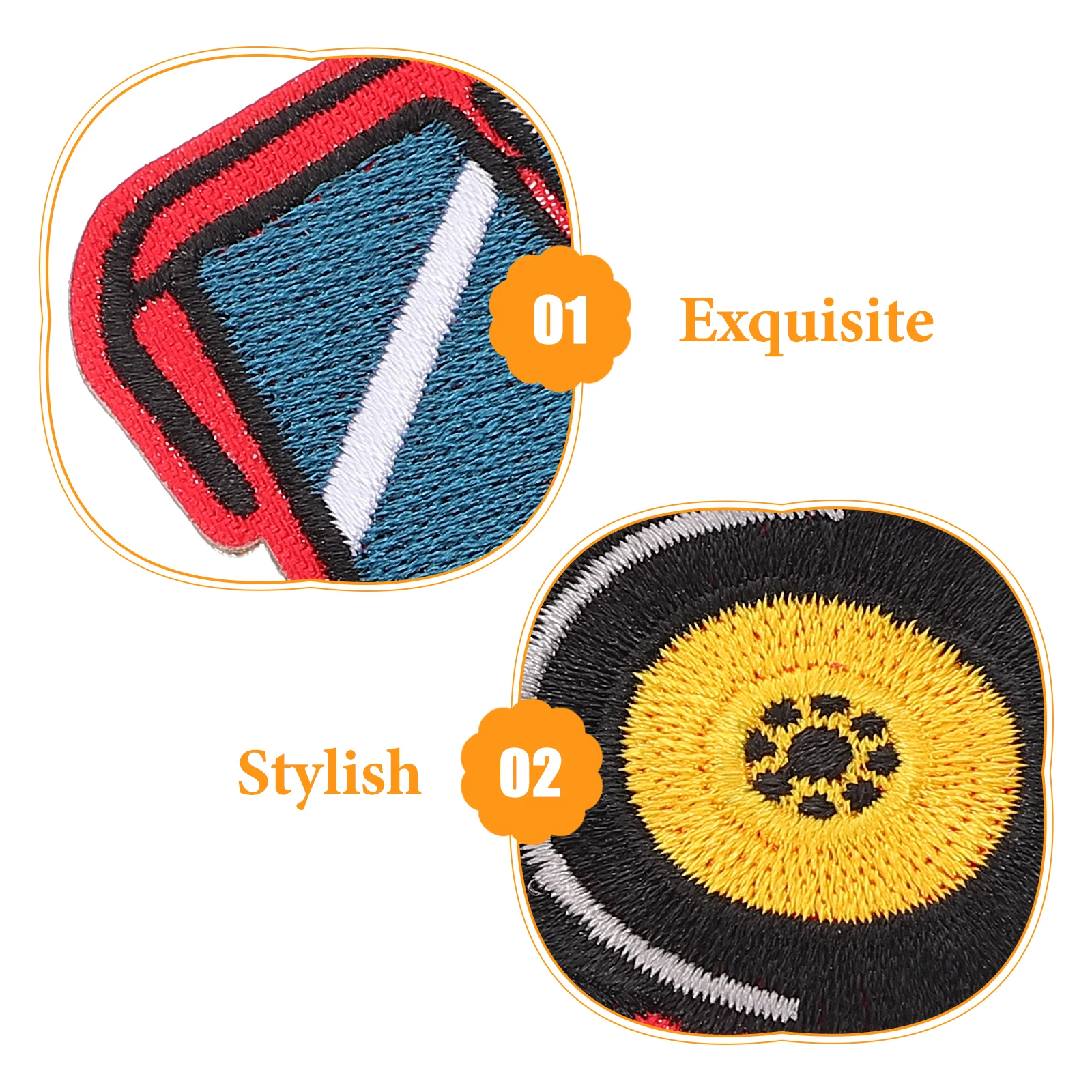 

10 Pcs Truck Fabric Patches Cloth Embroidery Appliques Sew Clothes Decoration On Clothes Decoration Repair Patch