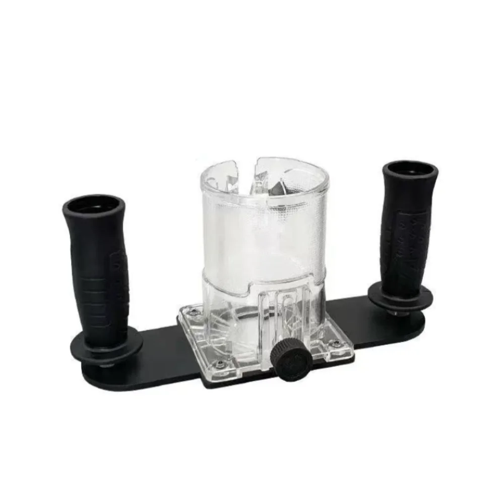 Double Handle Router Base Stand Bracket Balancing Plate Arc Router Base Inverted Chamfer Tool Trim Router Auxiliary Base Plate