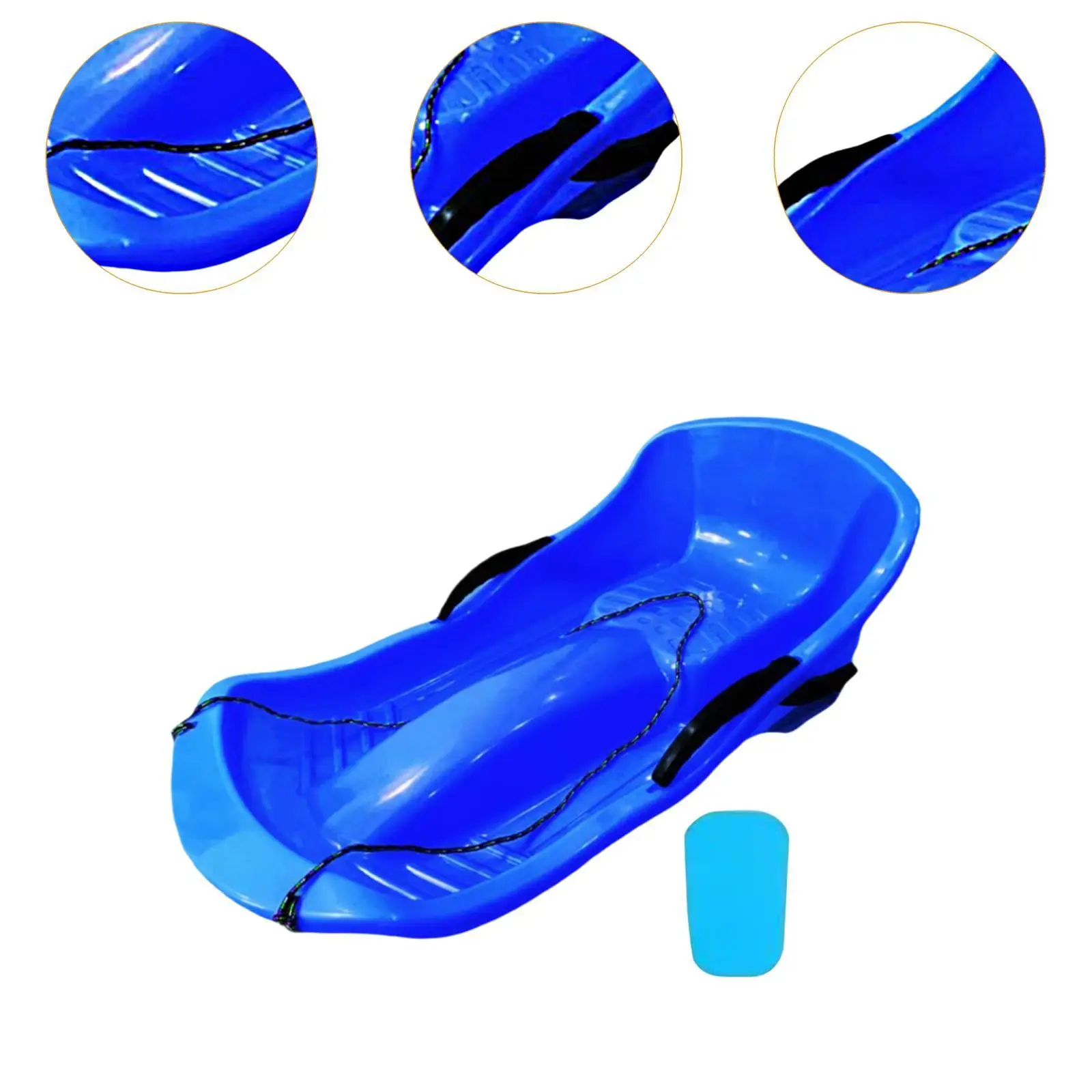 Kereta luncur salju dengan rem ganda termasuk tali tarik yang dipertebal kereta luncur tugas berat